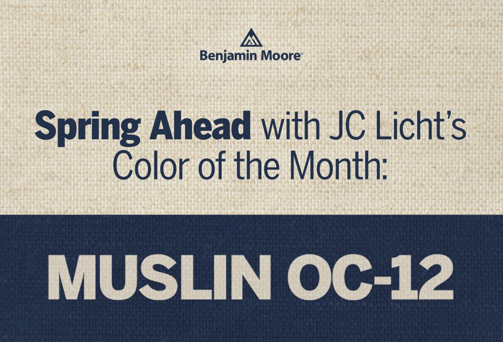 JC Licht's Color of the Month - Muslin OC-12