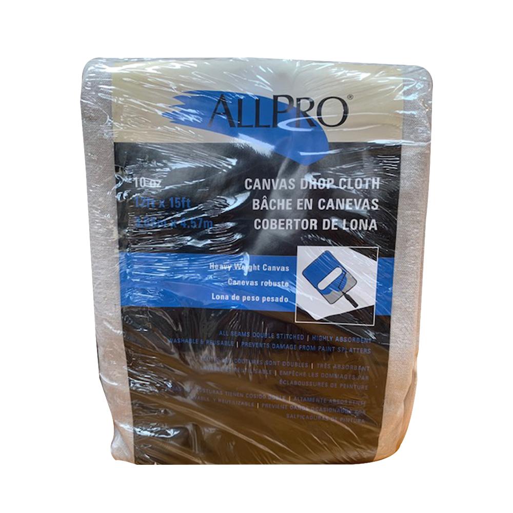ALLPRO 10oz 12x15 canvas drop cloth, available at JC Licht in Chicago, IL. 