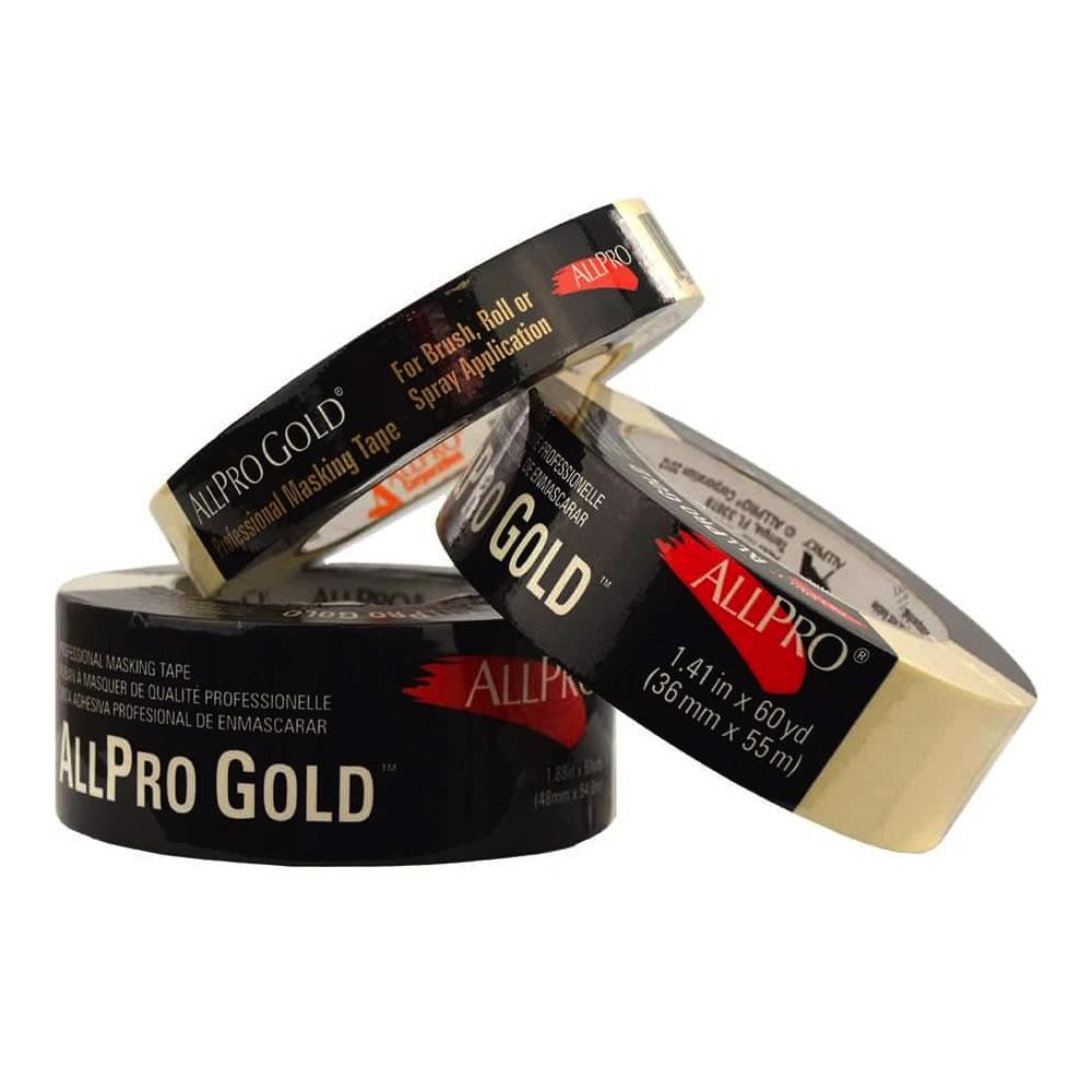 Allpro gold masking tape, available at JC Licht in Chicago, IL.