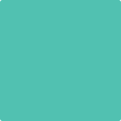 656 Miami Teal a Paint Color by Benjamin Moore