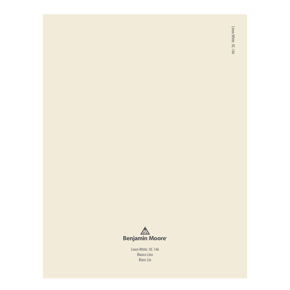 OC-146 Linen White Peel &amp; Stick Color Swatch by Benjamin Moore, available at JC Licht in Chicago, IL.