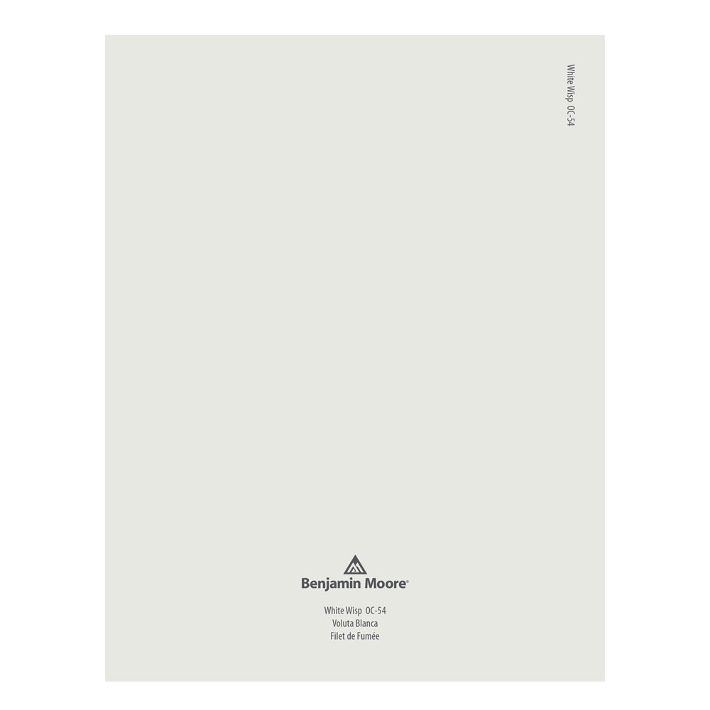 OC-54 White Wisp Peel &amp; Stick Color Swatch by Benjamin Moore, available at JC Licht in Chicago, IL.