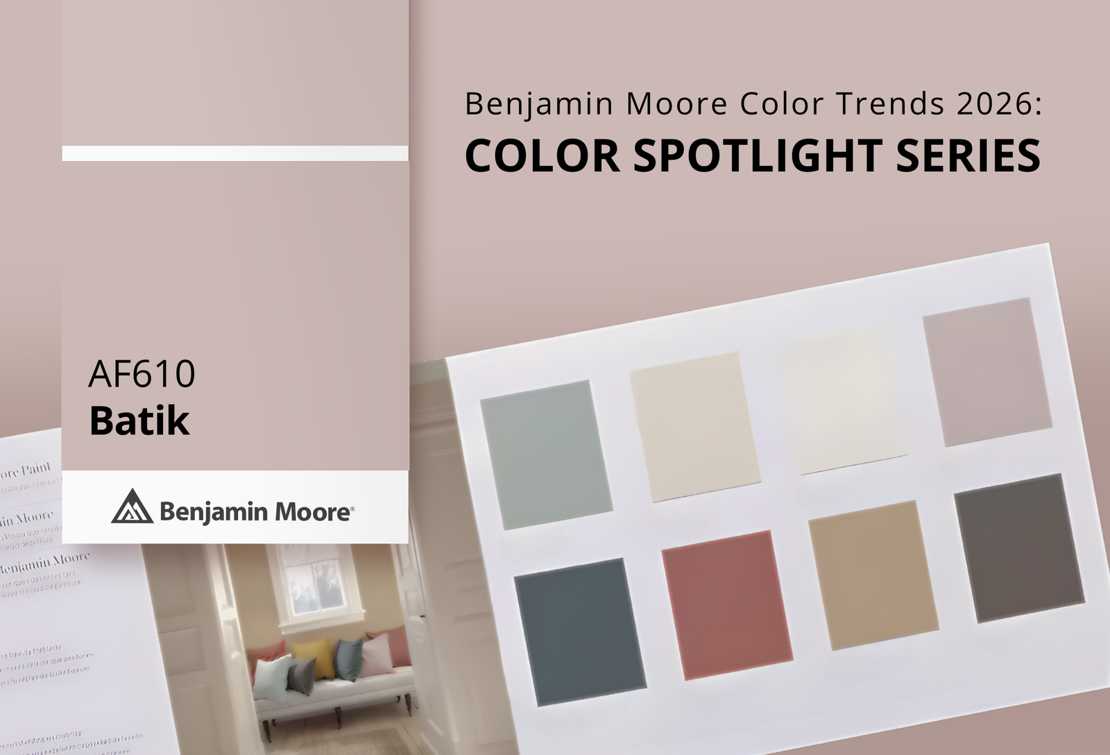 Batik AF‑610 | Benjamin Moore Color Trends 2026 | JC Licht