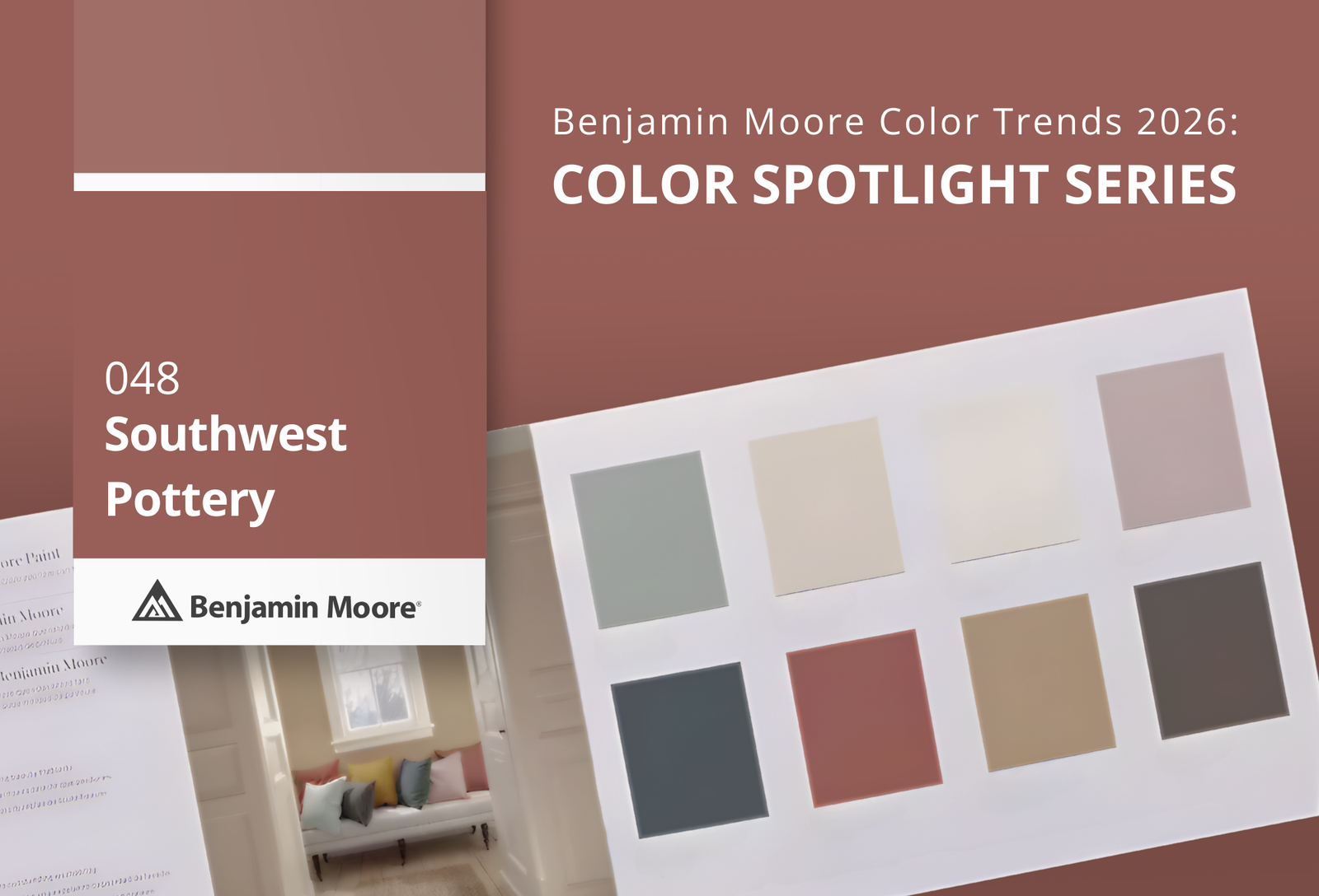 Southwest Pottery 048 | Benjamin Moore Color Trends 2026 | JC Licht