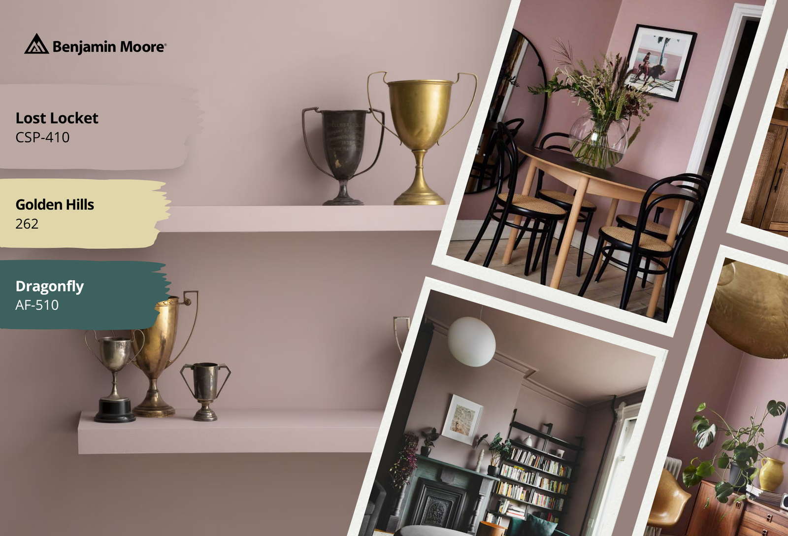JC Licht’s April Color of the Month: Benjamin Moore's Lost Locket CSP-410