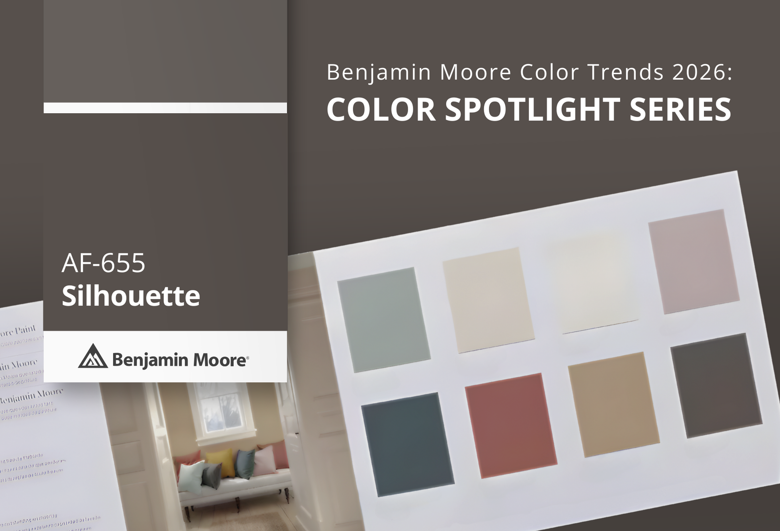 Silhouette AF-655: Benjamin Moore Color of the Year 2026 | JC Licht