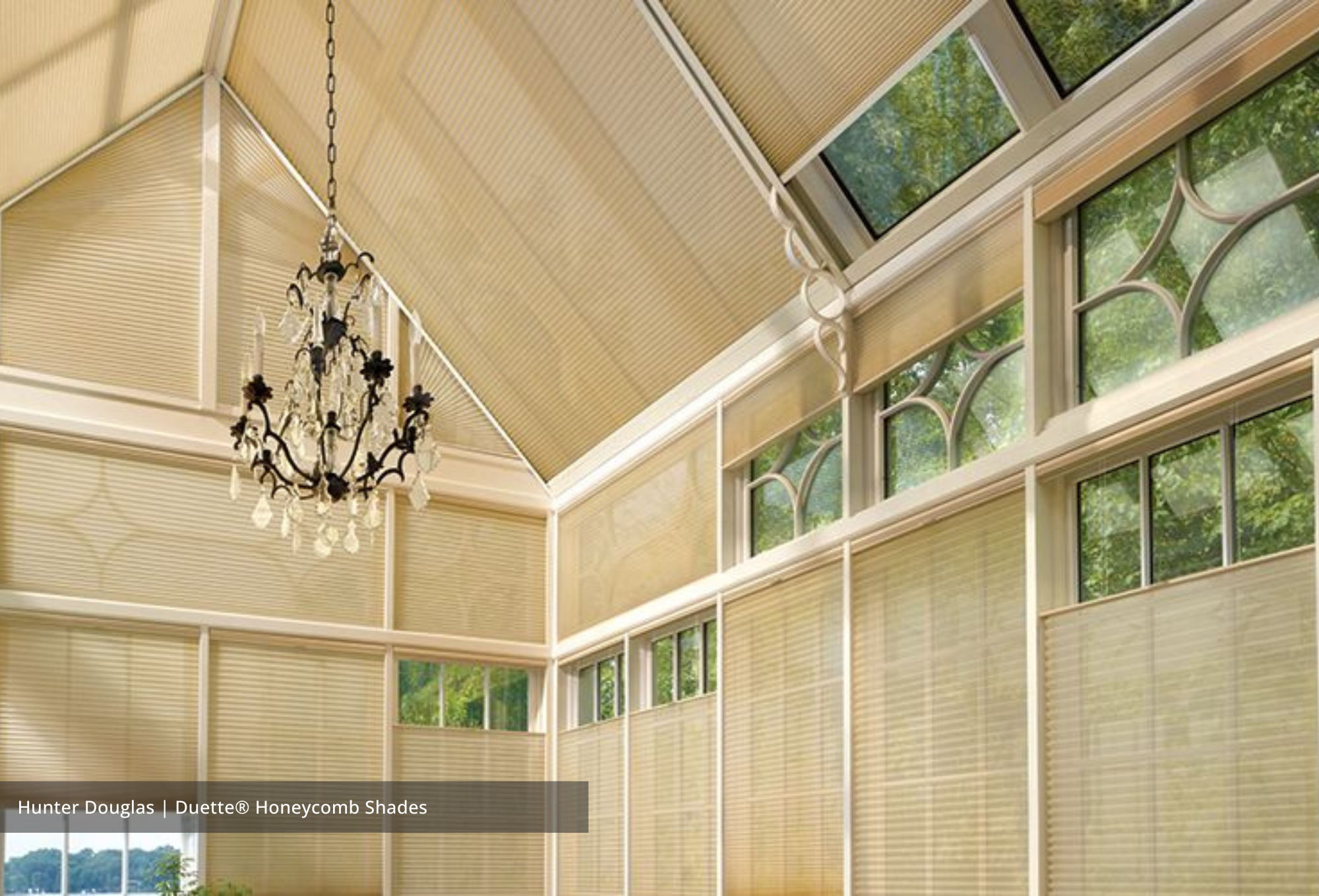 Hunter Douglas Duette® Honeycomb Shades available at JC Licht.