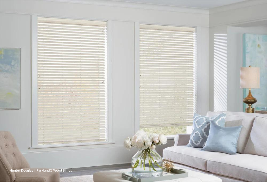 Blind repair near me, Hunter Douglas EverWood® Alternative Wood Blinds near Chicago, Illinois (IL) and midwest