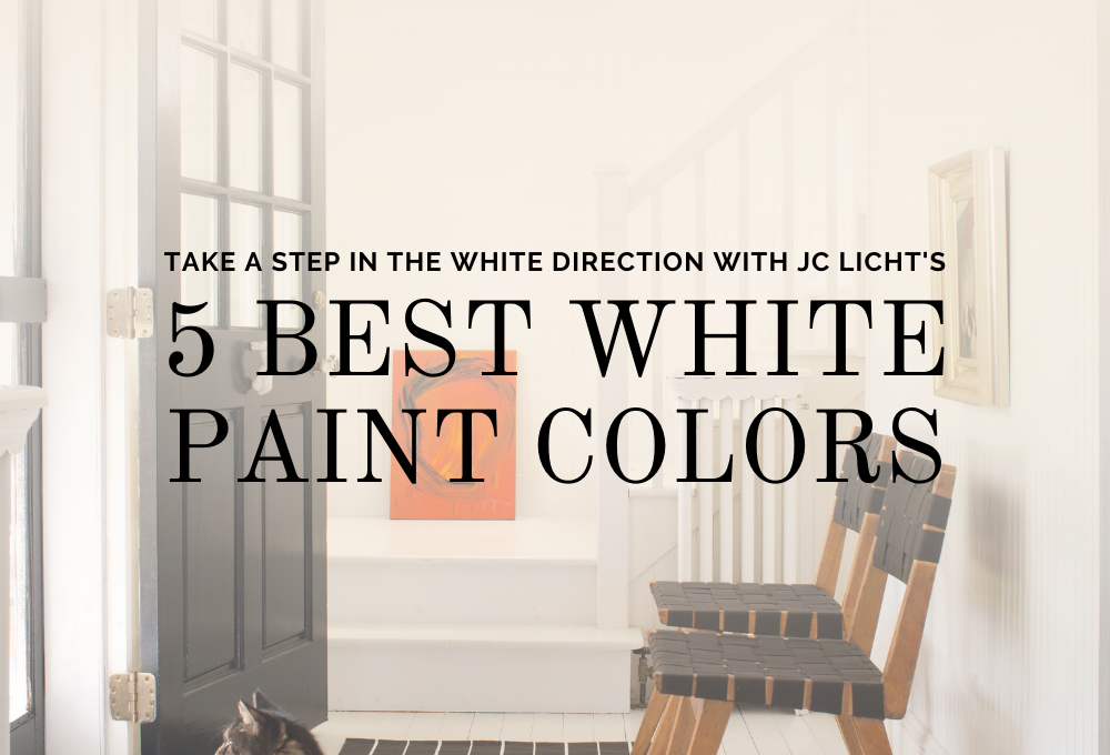 Take a Step in the White Direction: 5 Best White Paint Colors