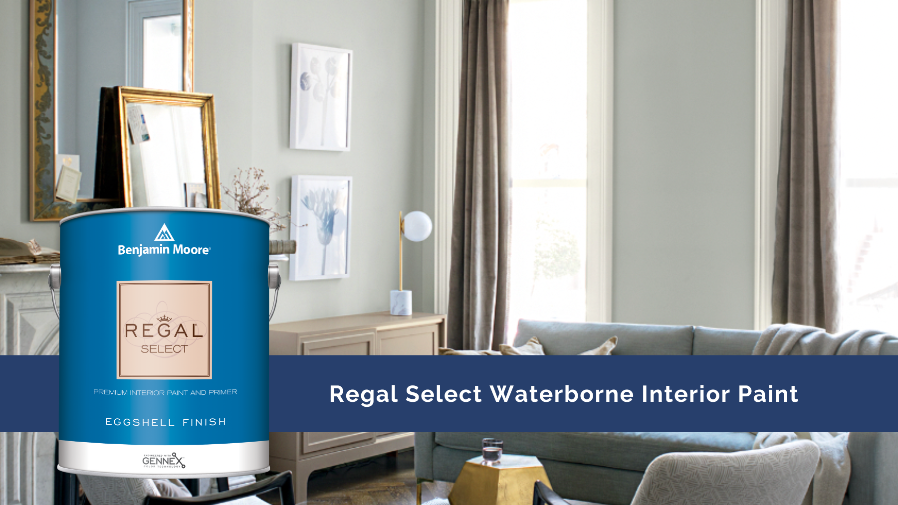 Benjamin Moore Regal Select Interior Paint available at JC Licht.