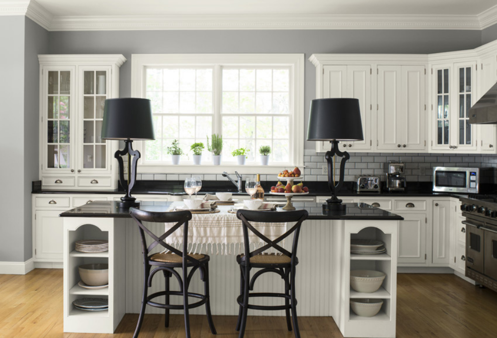 Kitchen paint colors with white cabinets deals