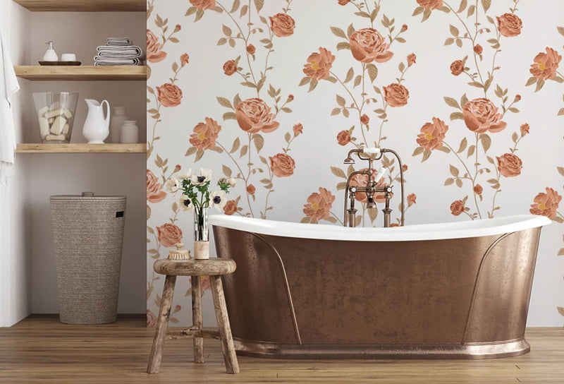 Can You Use Peel and Stick Wallpaper in a Bathroom? Here's What You Need to Know