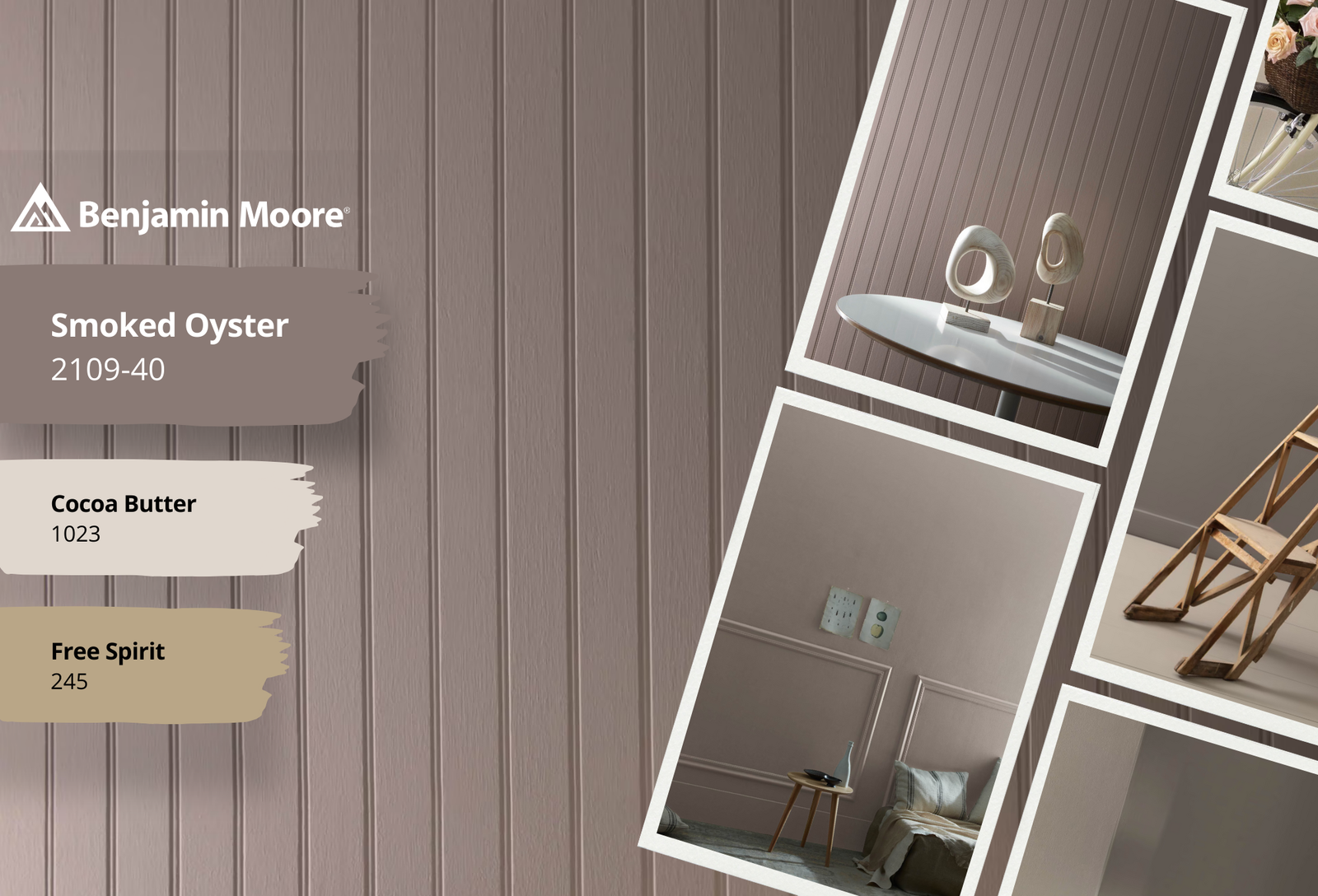 JC Licht's September Color of the Month: Benjamin Moore Smoked Oyster 2109-40