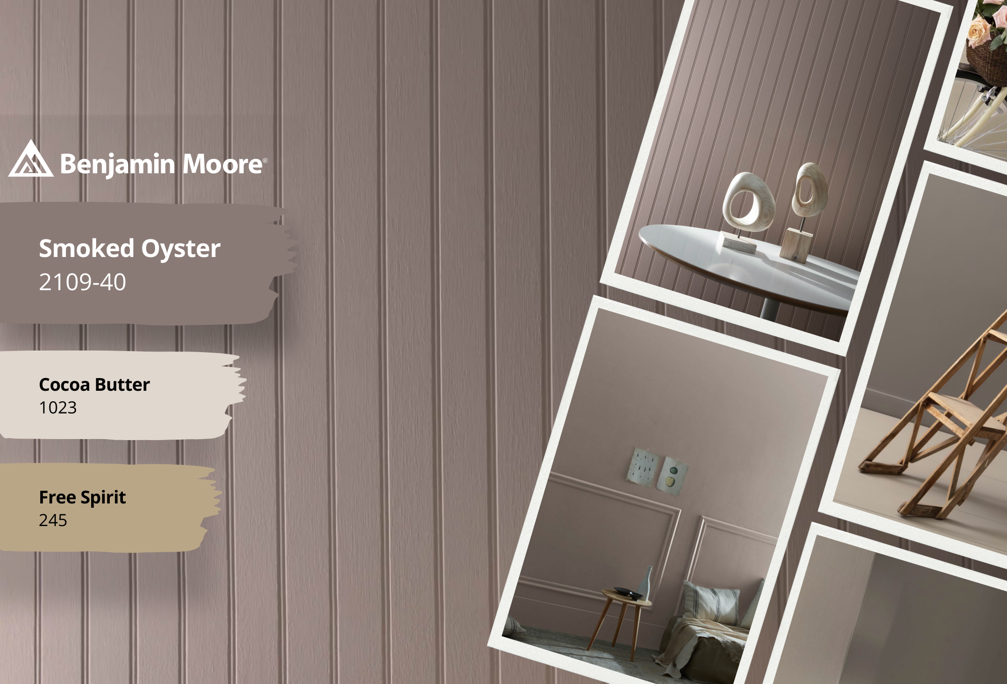 JC Licht's September Color of the Month: Benjamin Moore Smoked Oyster 2109-40