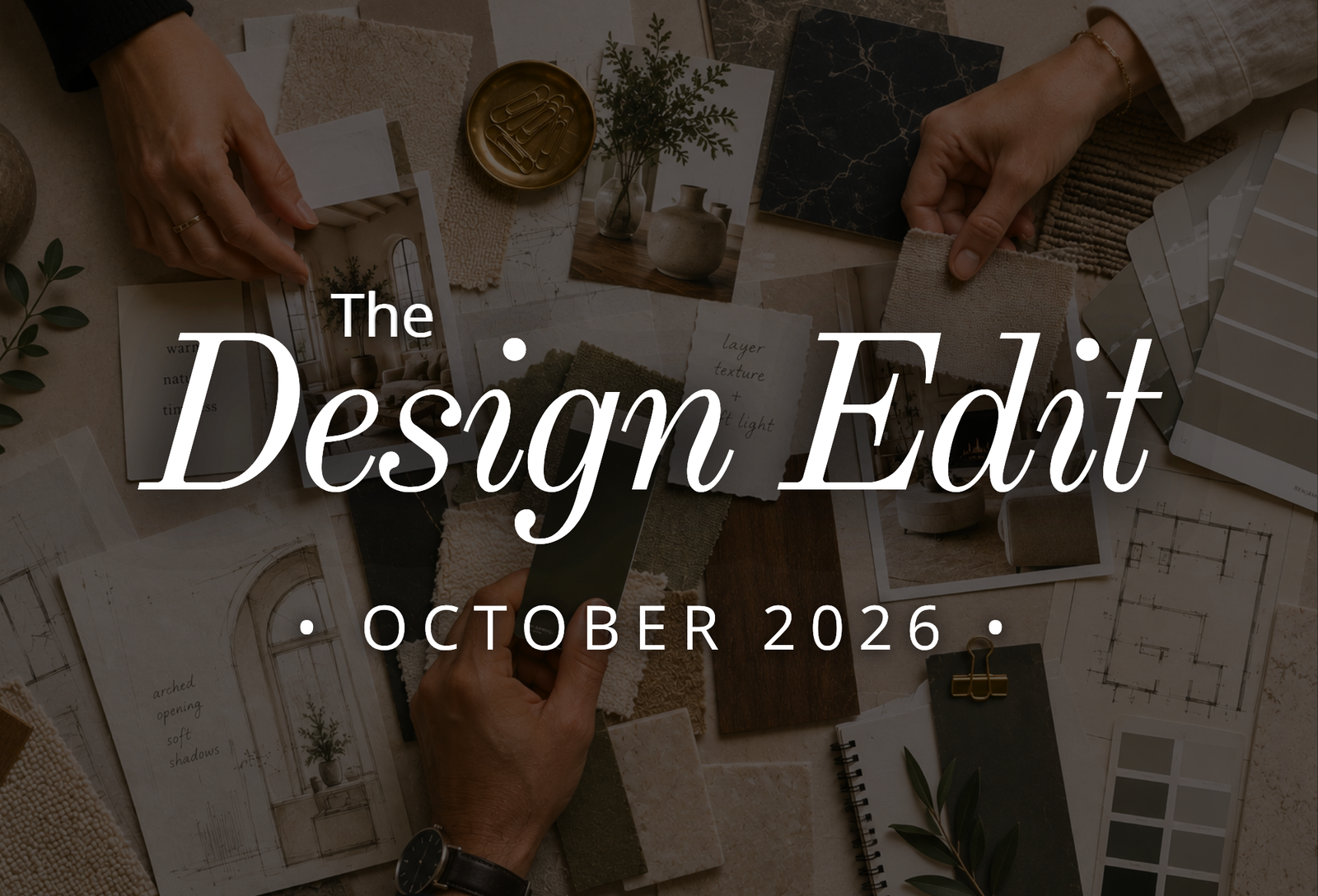The Design Edit: October 2026