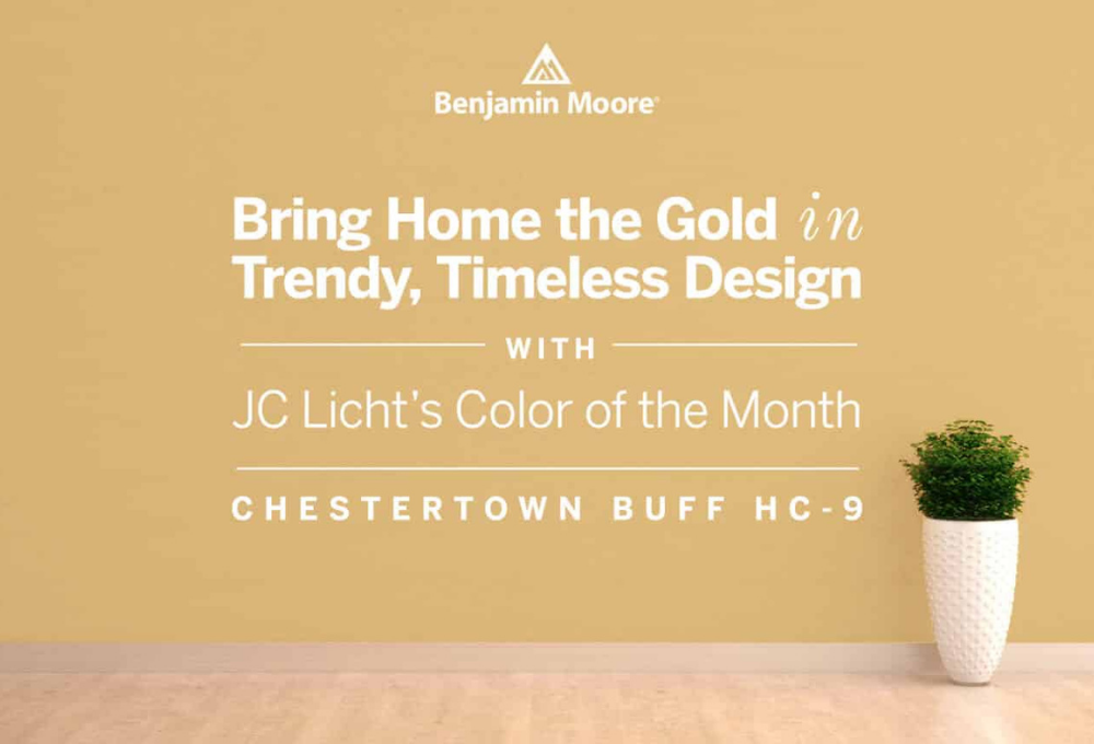 JC Licht’s Color of the Month: Chestertown Buff HC-9