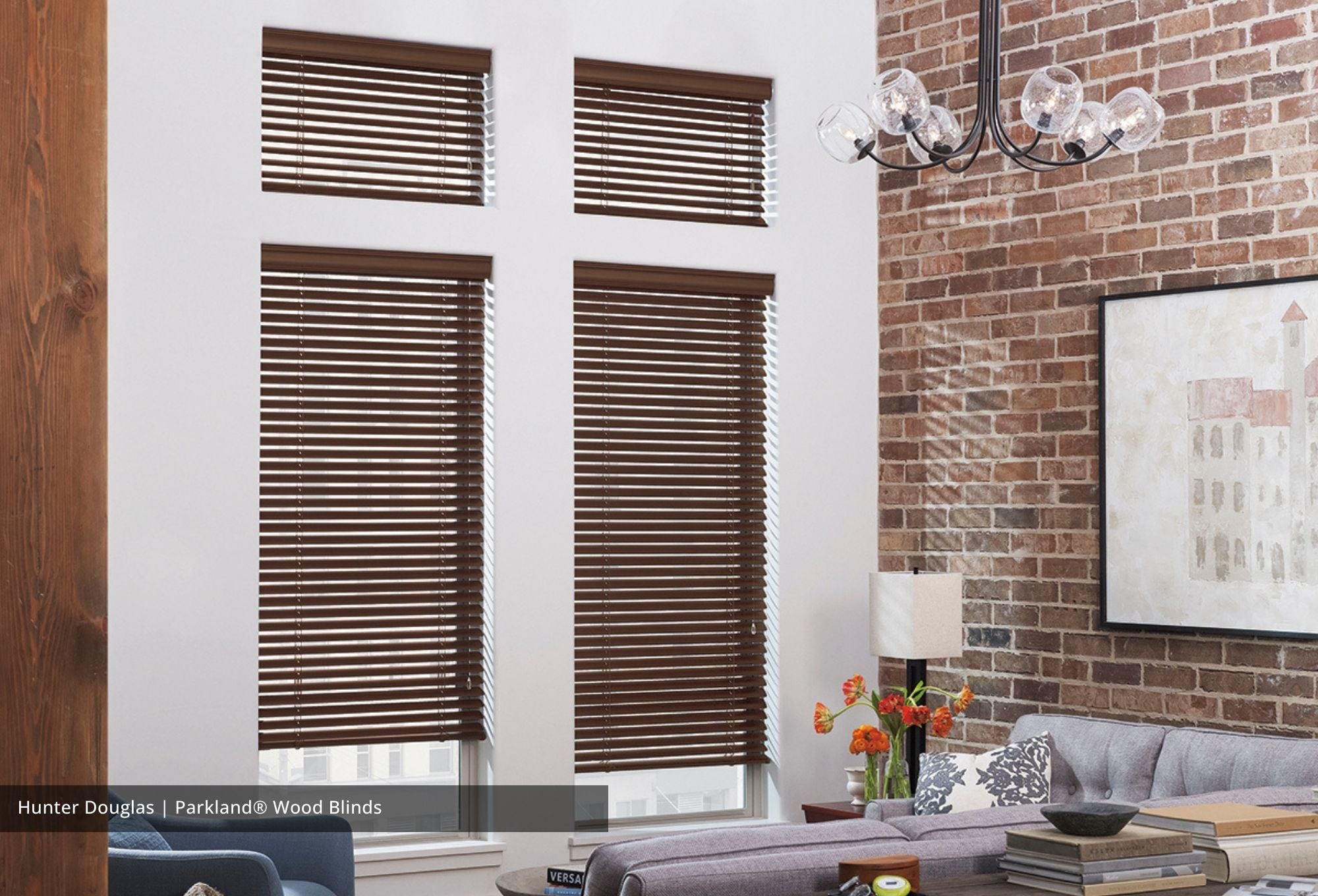 Hunter Douglas Wood Blinds available at JC Licht