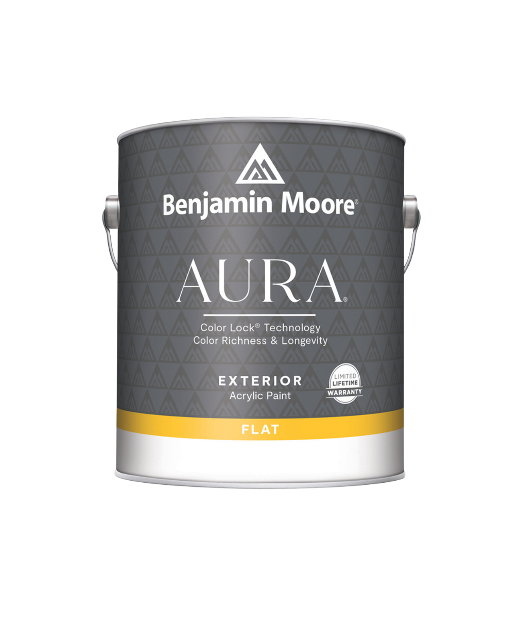 Benjamin Moore Aura Exterior Flat Paint available at JC Licht.