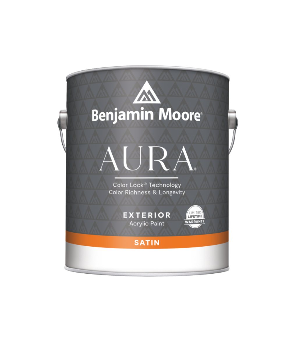 Benjamin Moore Aura Exterior Satin Paint available at JC Licht.