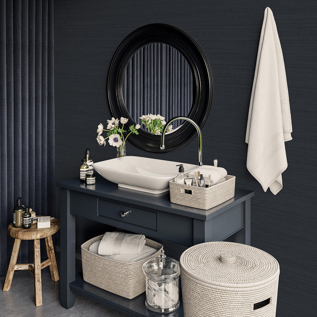 Faux Horizontal Grasscloth Peel & Stick Wallpaper - JC Licht