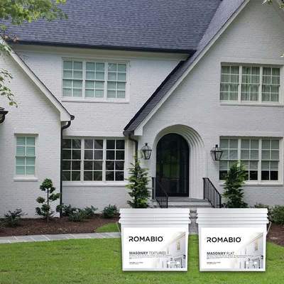 Romabio Masonry Paint is the ideal solution for painting brick homes and other masonry objects such as fireplaces. Shop for Romabio in store at JC Licht in Chicago, IL