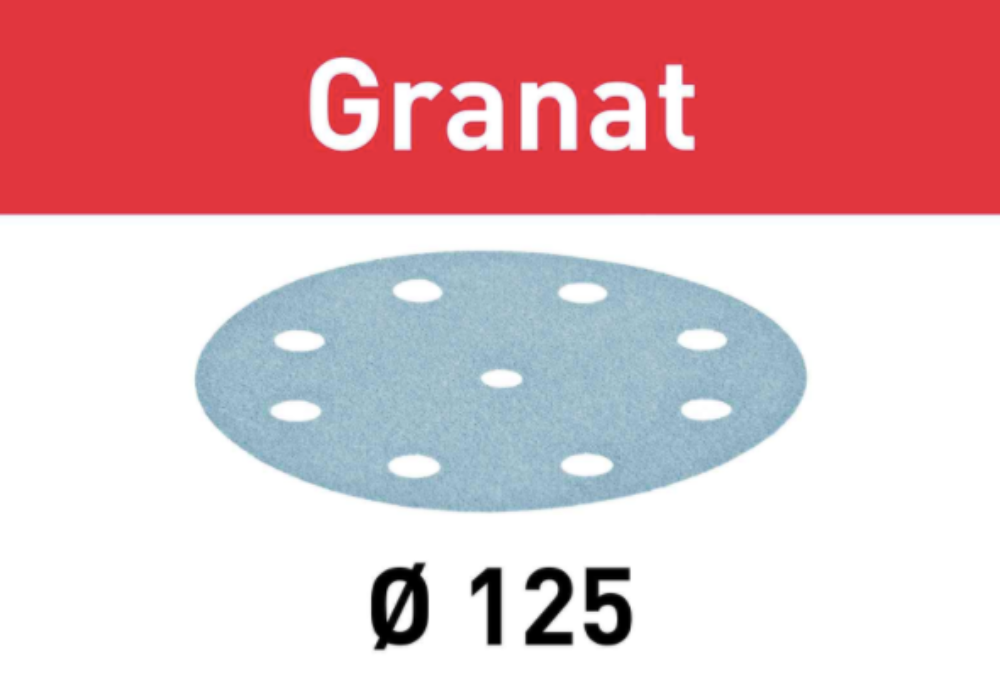 Abrasive sheet GRANAT D125 100G100PKFES | JC Licht