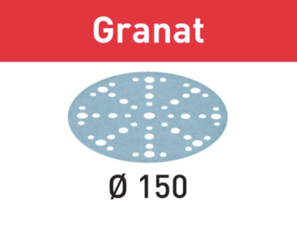 Abrasive sheet Granat STF D150/48 P80 GR/10 | JC Licht