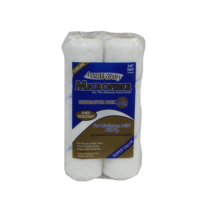 Arroworthy Microfiber 9x3/8" Rollers (4 Pack), available at JC Licht in Chicago, IL.