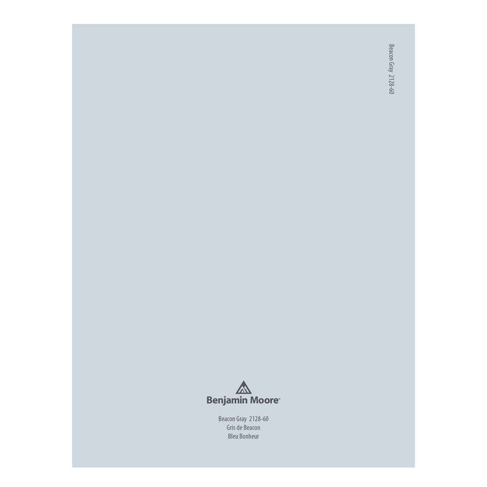 2128-60 Beacon Gray Peel &amp; Stick Color Swatch by Benjamin Moore, available at JC Licht in Chicago, IL.