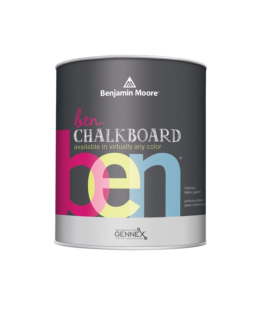 Benjamin Moore chalkboard paint available in Quart size at JC Licht.