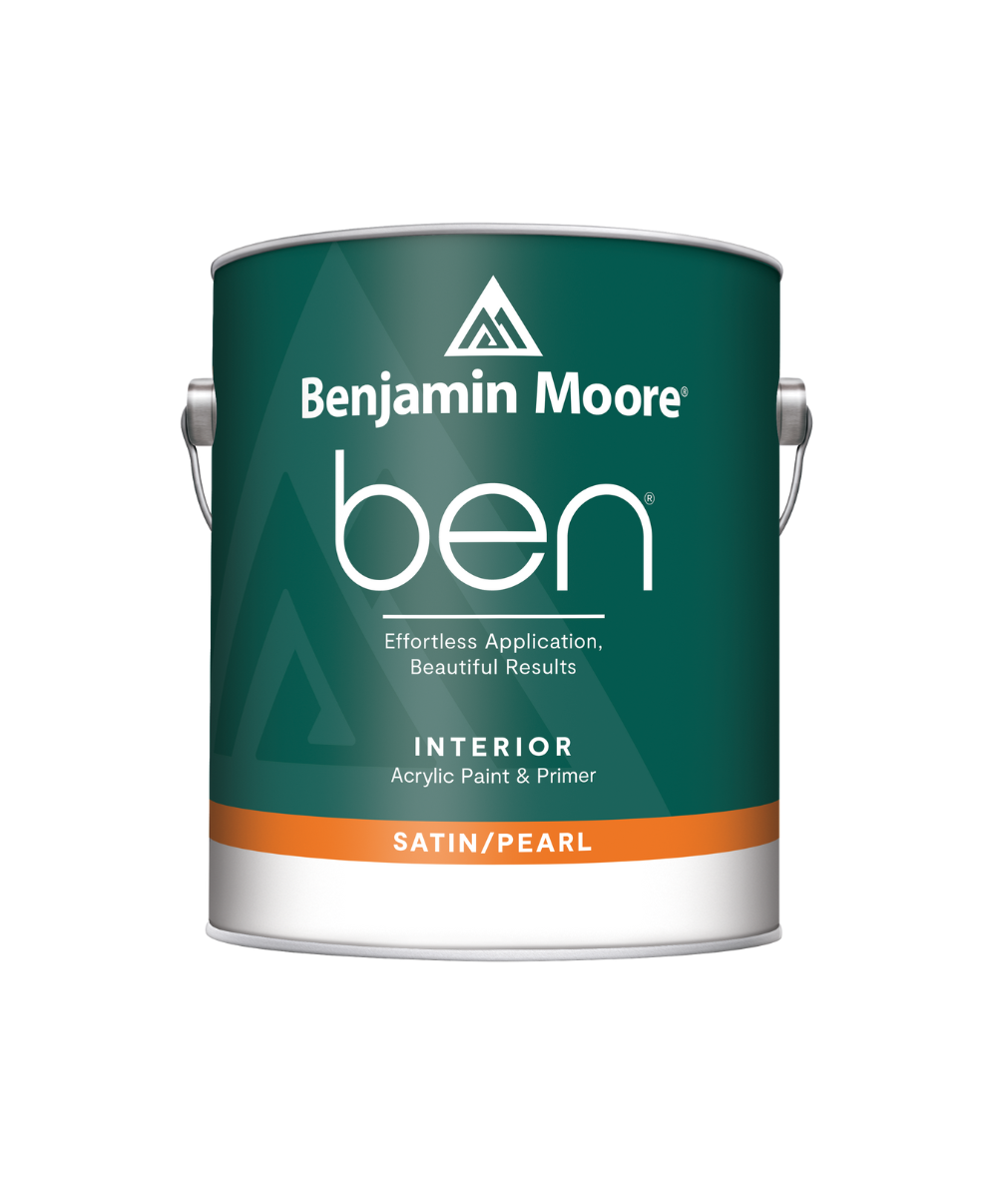 Benjamin Moore ben Satin/Pearl Interior Paint available at JC Licht.