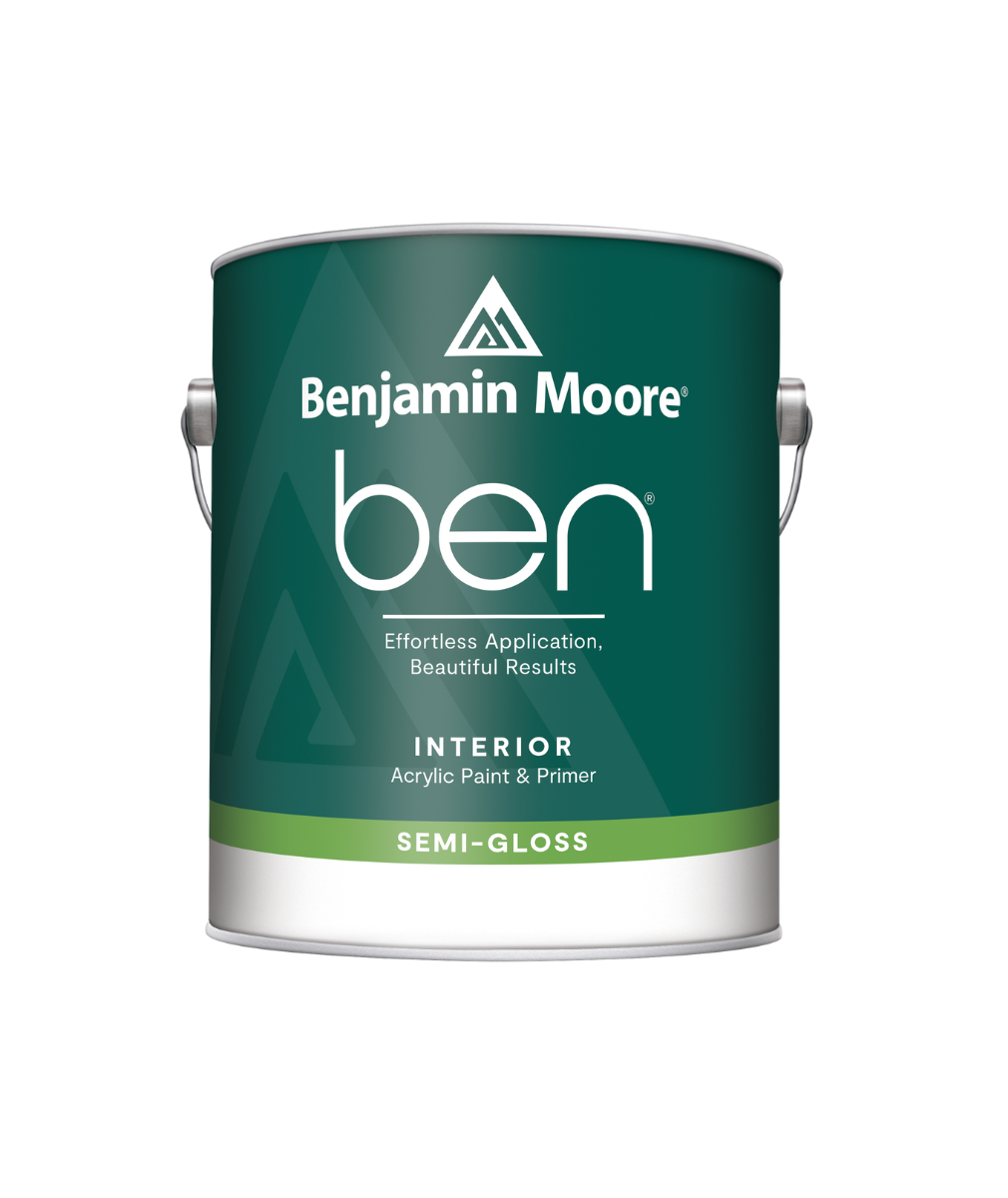 Benjamin Moore ben Semi-Gloss Interior Paint available at JC Licht.