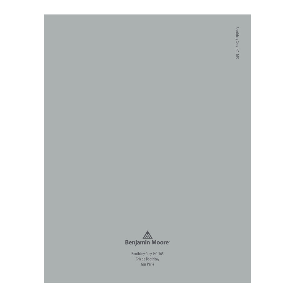 HC-165 Boothbay Gray Peel &amp; Stick Color Swatch by Benjamin Moore, available at JC Licht in Chicago, IL.