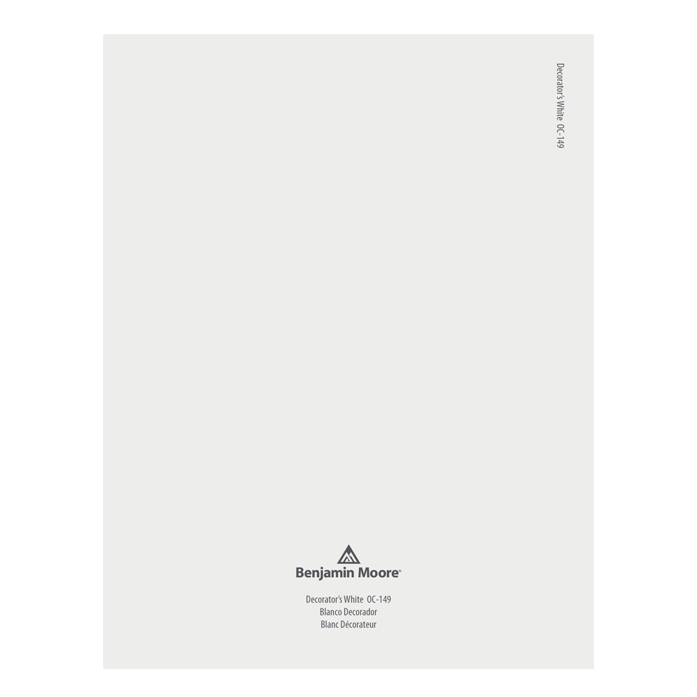 OC-149 Decorator&#39;s White Peel &amp; Stick Color Swatch by Benjamin Moore, available at JC Licht in Chicago, IL.