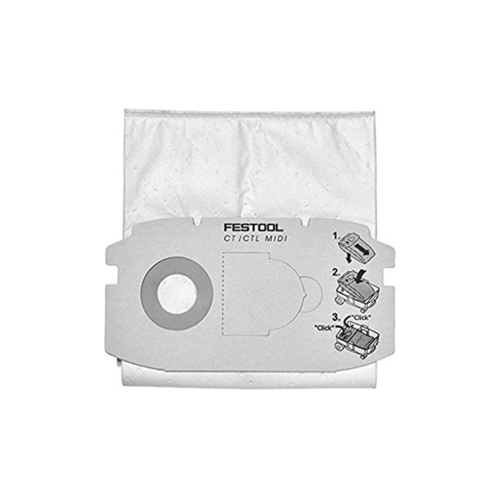 Festool 498411 Filter Bags MIDI / 5PK