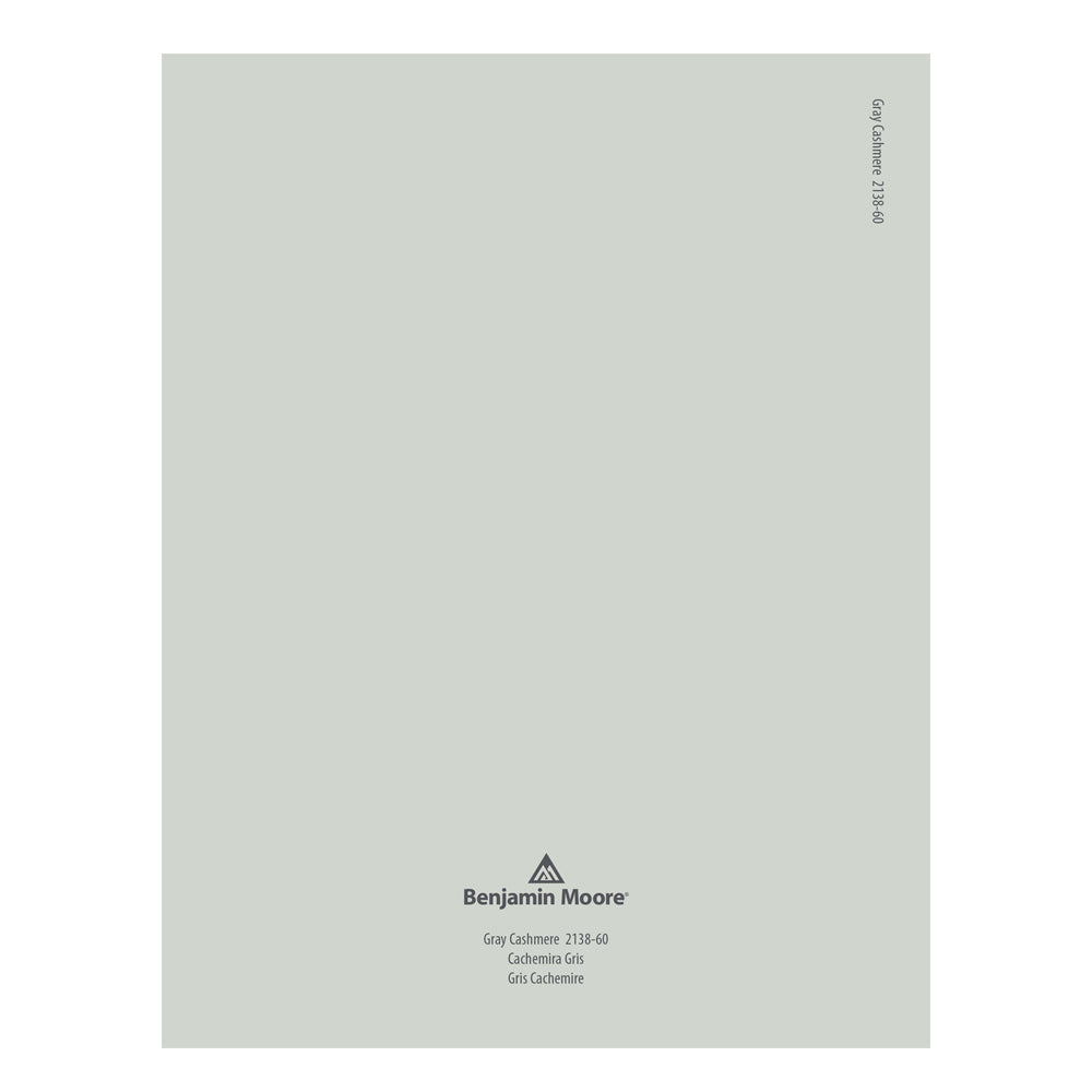 2138-60 Gray Cashmere Peel & Stick Color Swatch by Benjamin Moore, available at JC Licht in Chicago, IL.