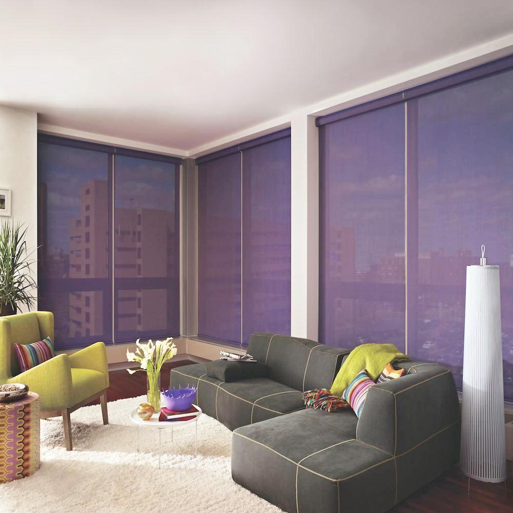 Designer Roller Shades are available at JC Licht in Chicago, IL