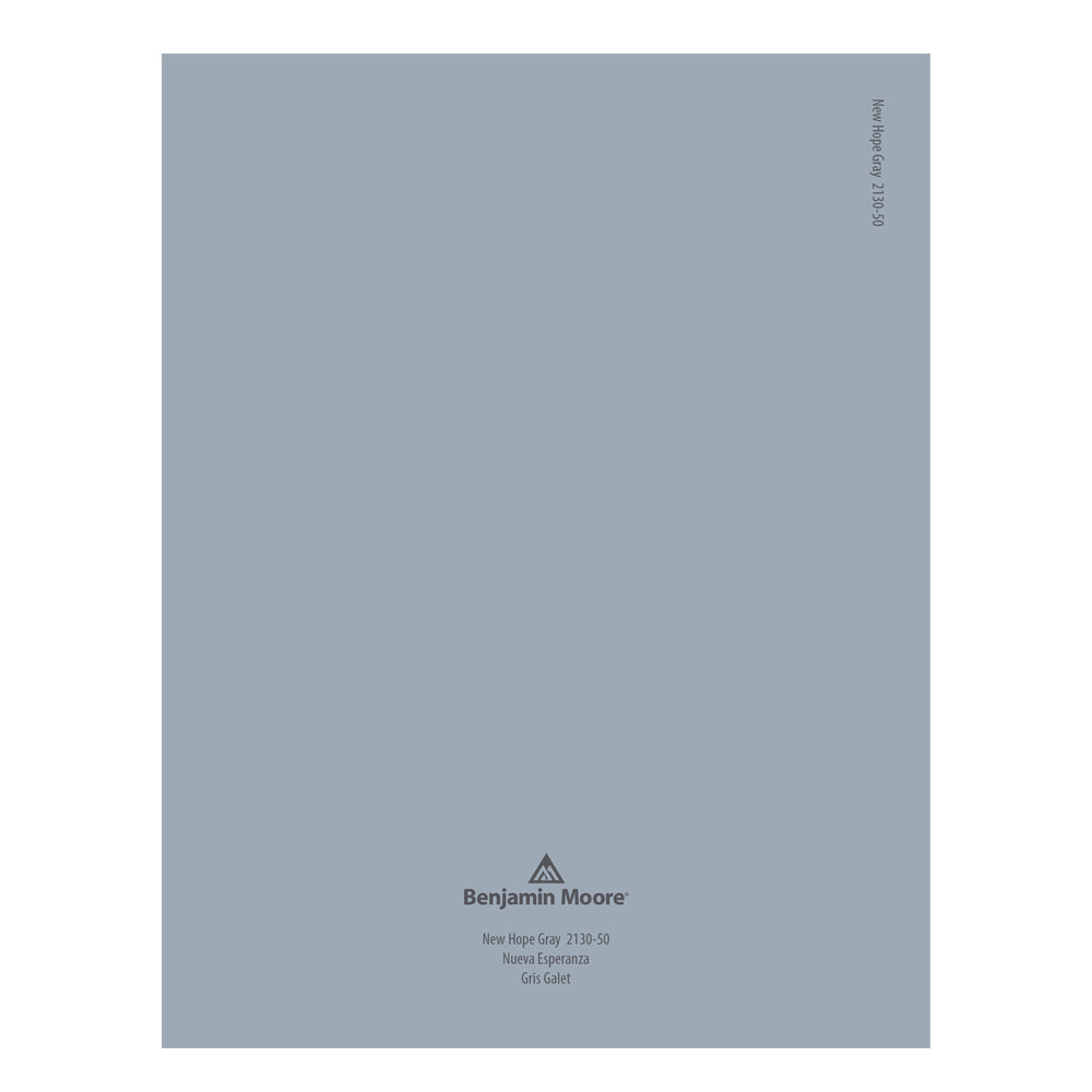2130-50 New Hope Gray Peel &amp; Stick Color Swatch by Benjamin Moore, available at JC Licht in Chicago, IL.