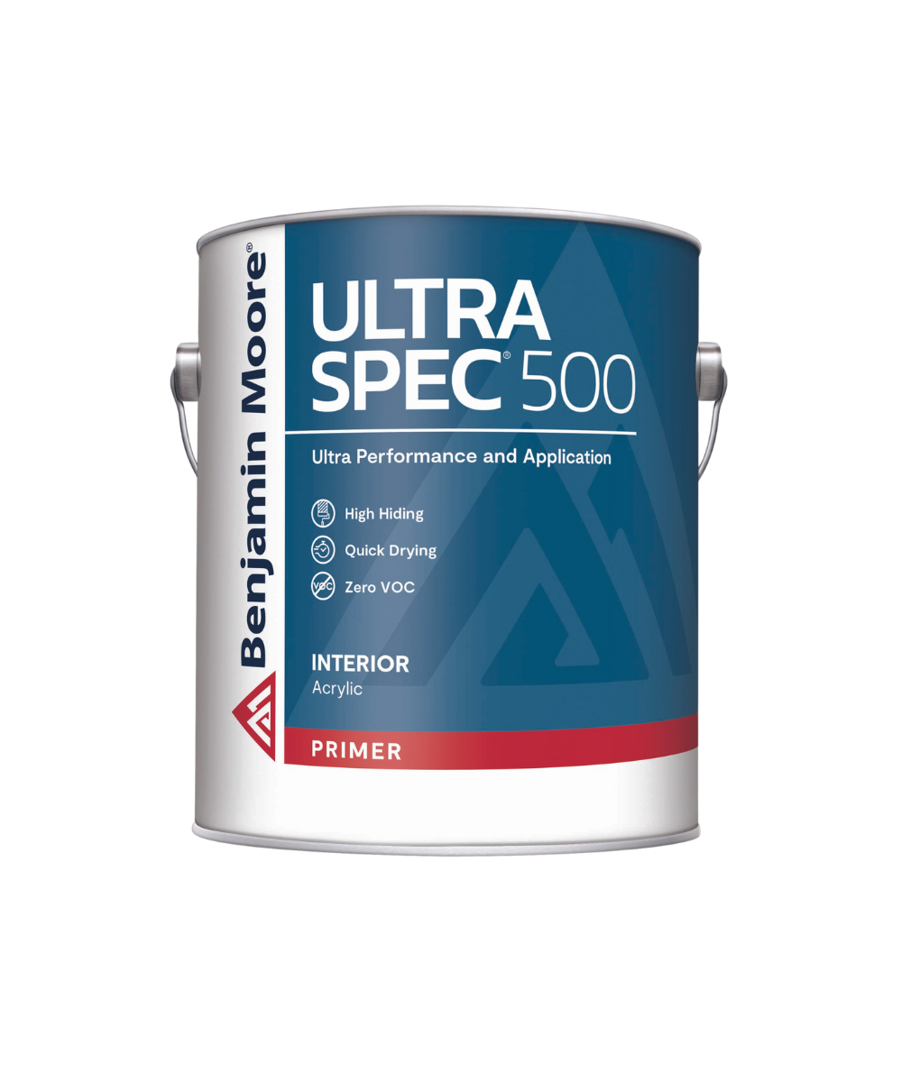 Benjamin Moore Ultra Spec 500 Interior Latex Primer, available at JC Licht.