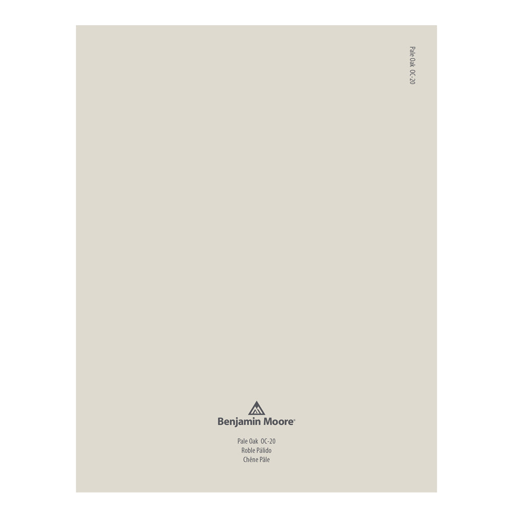 OC-20 Pale Oak Peel &amp; Stick Color Swatch by Benjamin Moore, available at JC Licht in Chicago, IL.