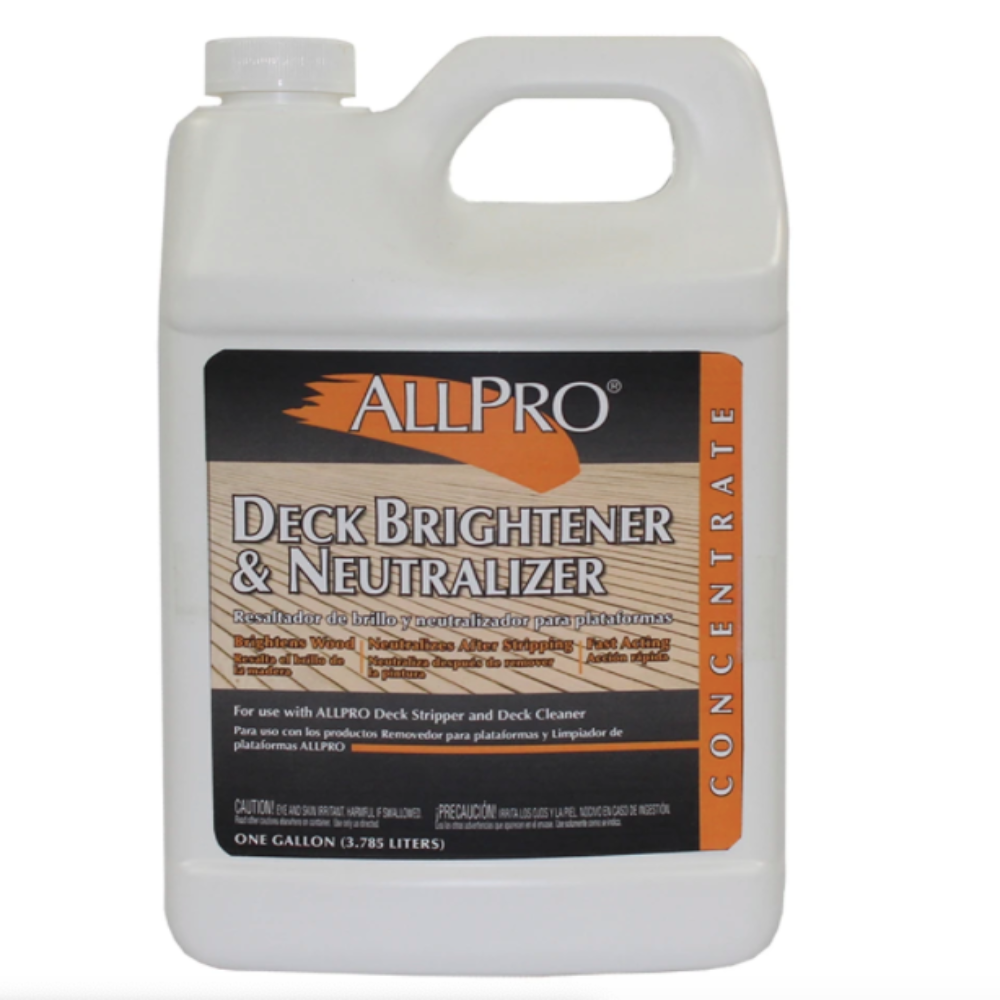 All pro deck brightener and neutralizer