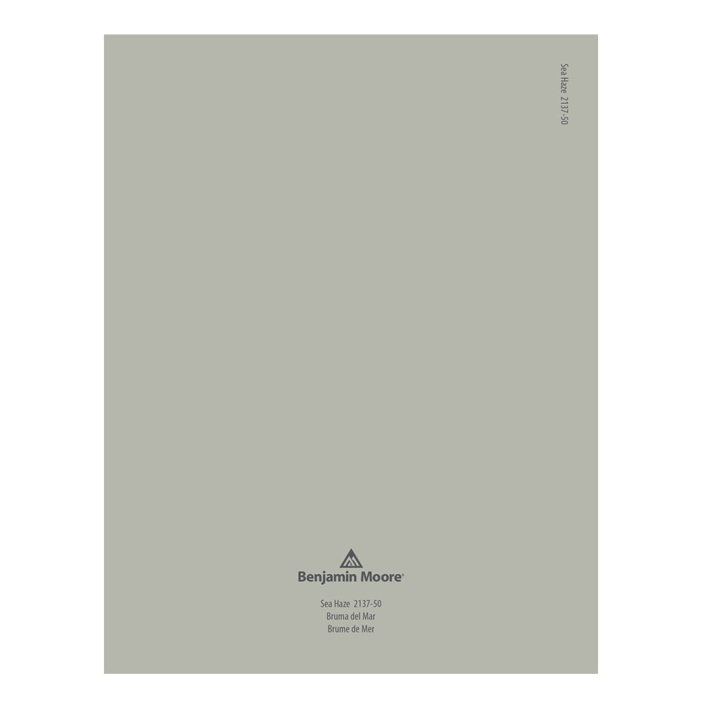 2137-50 Sea Haze Peel &amp; Stick Color Swatch by Benjamin Moore, available at JC Licht in Chicago, IL.