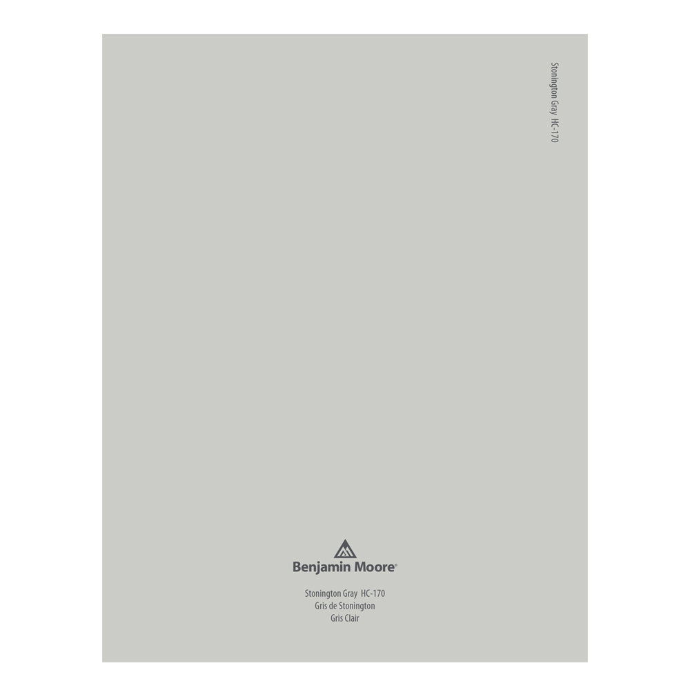 HC-170 Stonington Gray Peel &amp; Stick Color Swatch by Benjamin Moore, available at JC Licht in Chicago, IL.