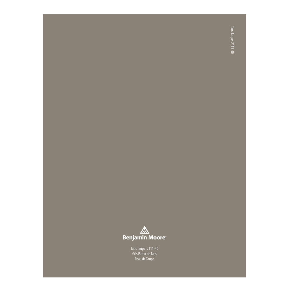 2111-40 Taos Taupe Peel &amp; Stick Color Swatch by Benjamin Moore, available at JC Licht in Chicago, IL.
