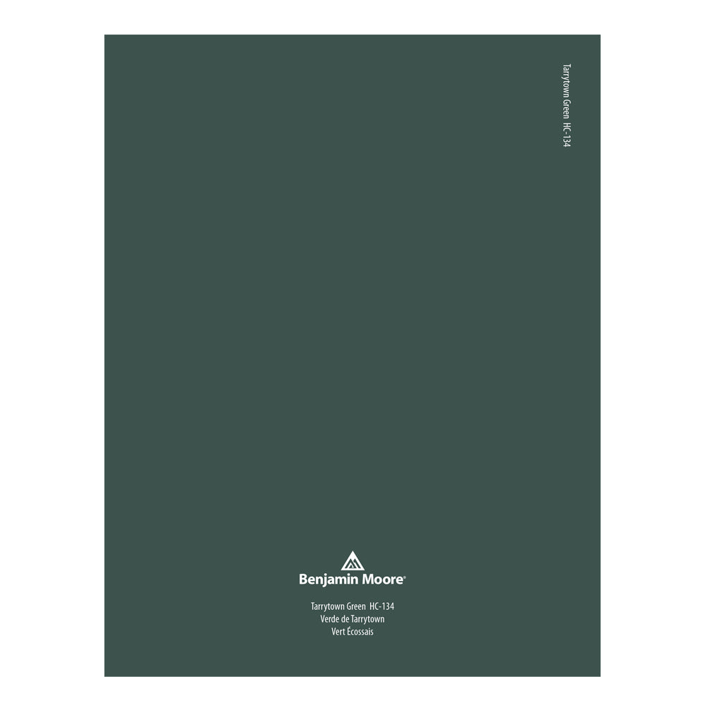 HC-134 Tarrytown Green Peel &amp; Stick Color Swatch by Benjamin Moore, available at JC Licht in Chicago, IL.