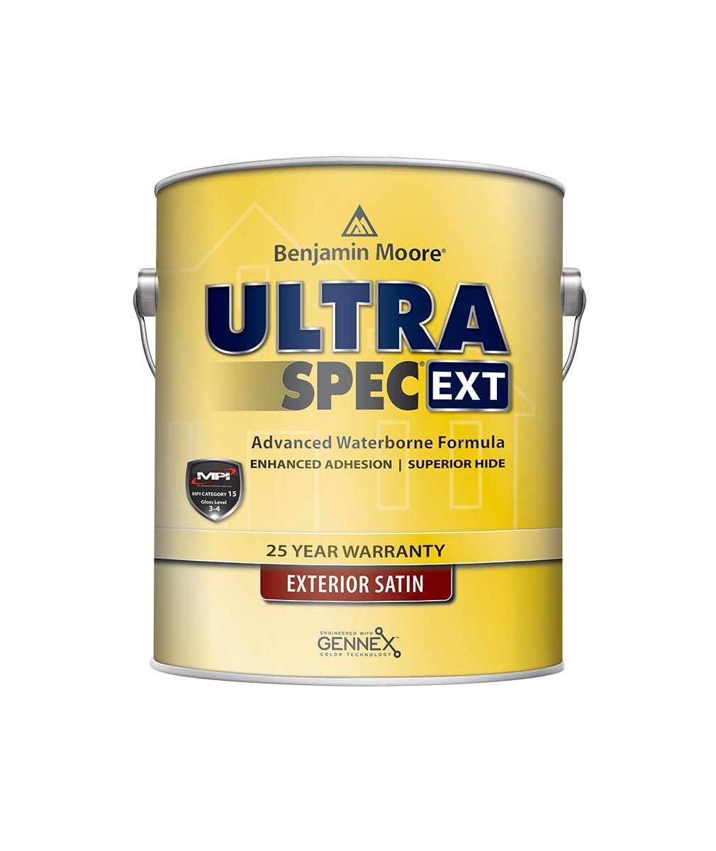 Benjamin Moore Ultra Spec EXT exterior paint in satin finish available at JC Licht