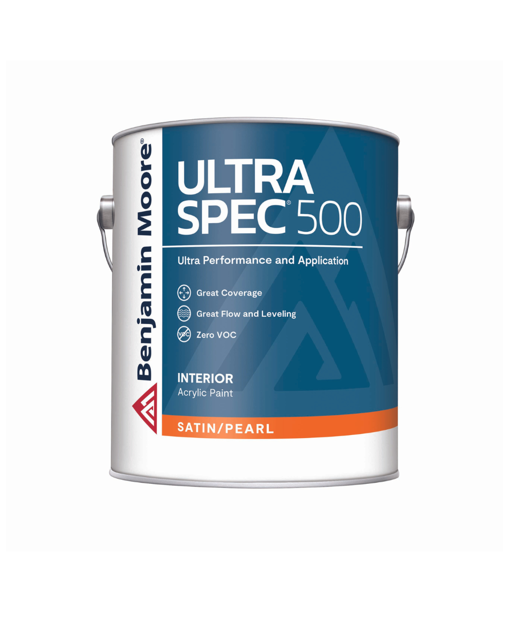 Benjamin Moore Ultra Spec 500 Satin/Pearl Interior Paint available at JC Licht.