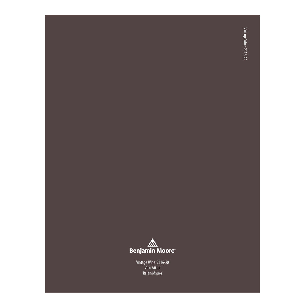 2116-20 Vintage Wine Peel &amp; Stick Color Swatch by Benjamin Moore, available at JC Licht in Chicago, IL.