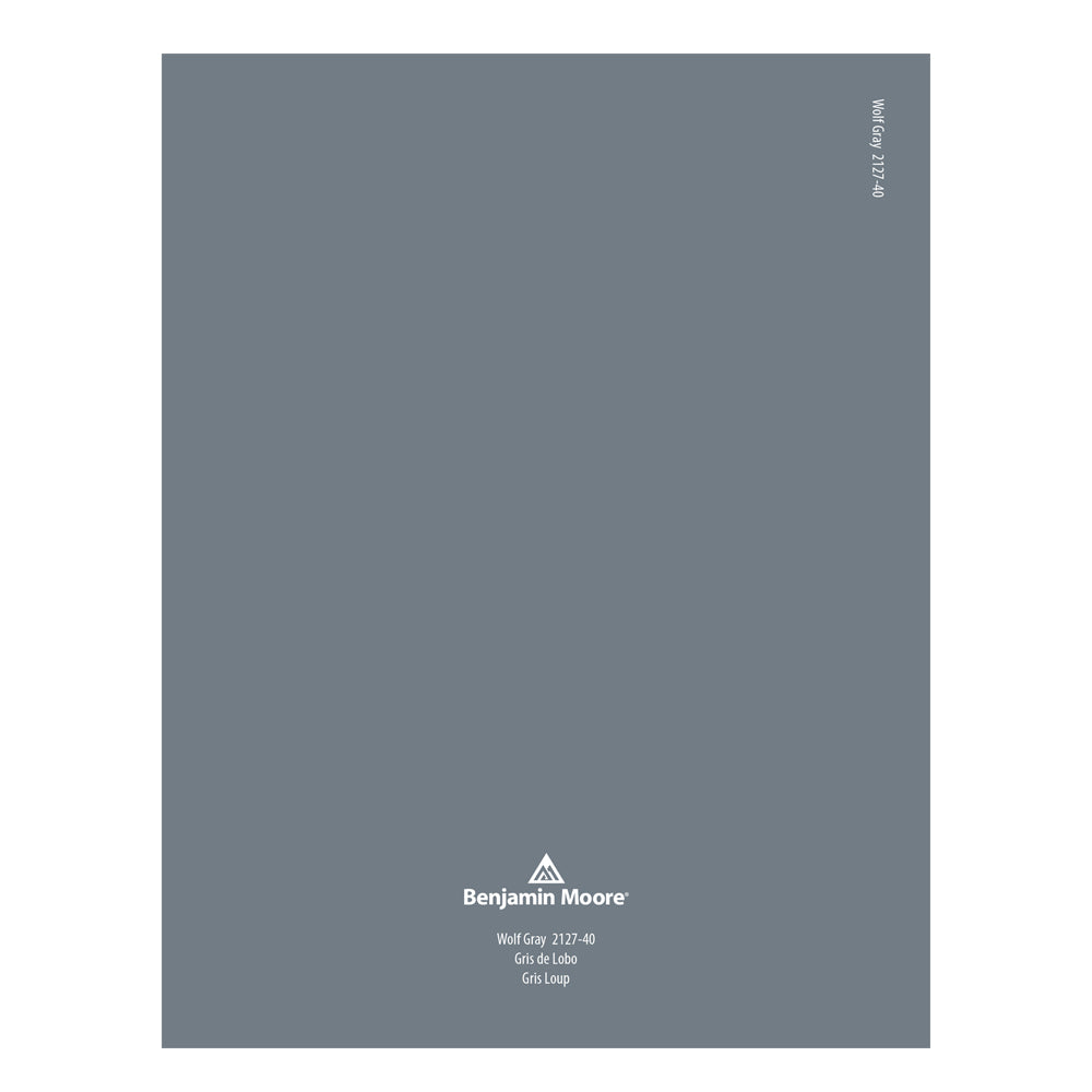 2127-40 Wolf Gray Peel &amp; Stick Color Swatch by Benjamin Moore, available at JC Licht in Chicago, IL.