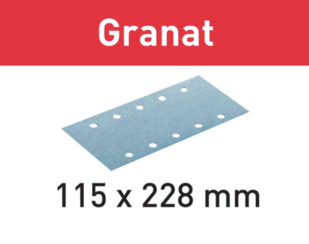 Grit Abrasives Granat STF 115X228 P120 GR/100